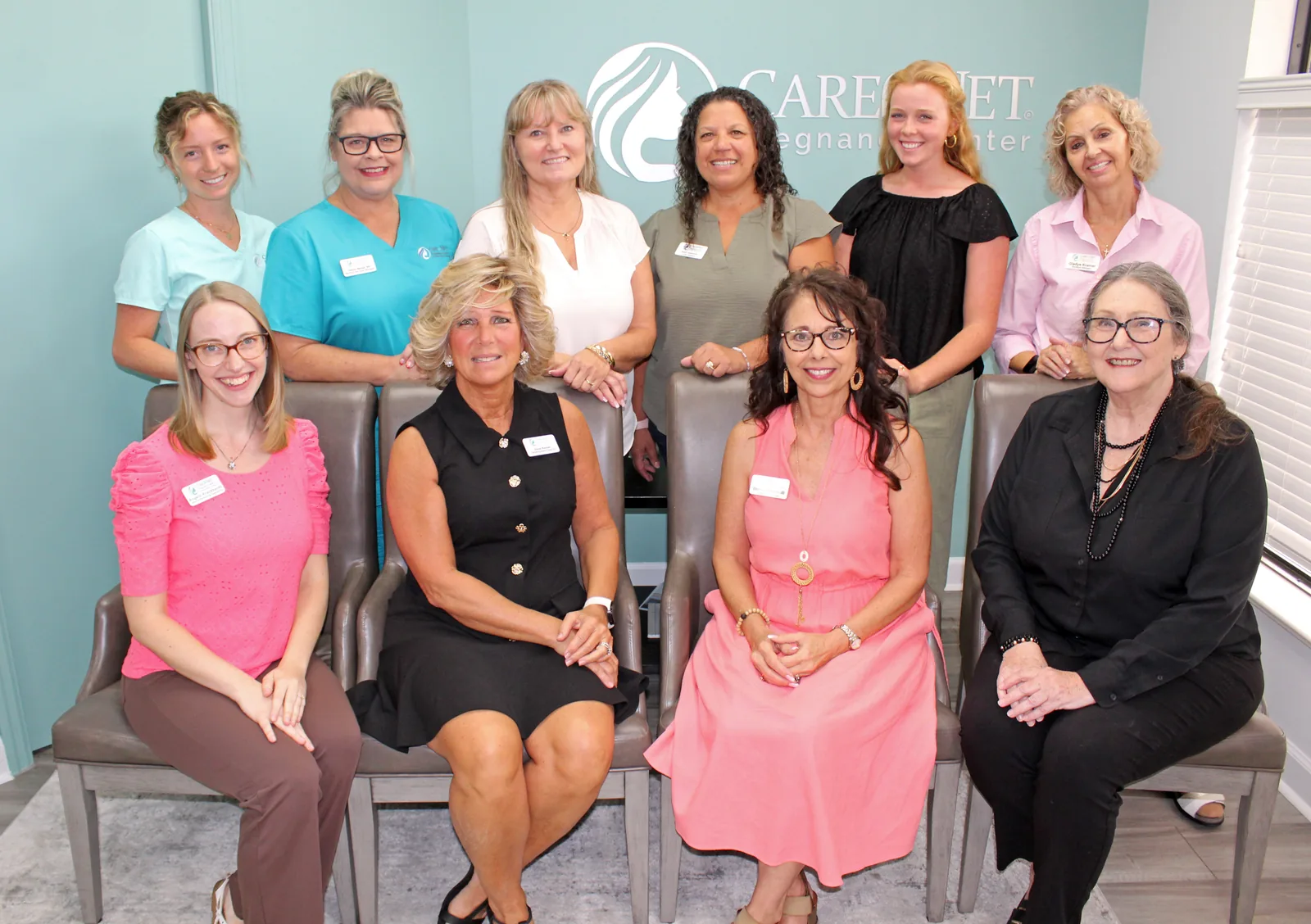 The Care Net team inside the Vero Beach center.